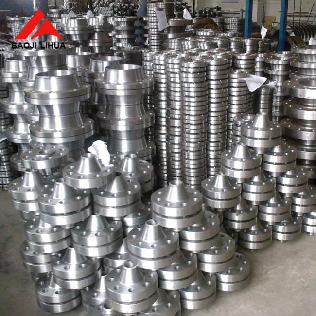 ASME B16.5 Titanium Flange with bright surface finish - industrial flange component