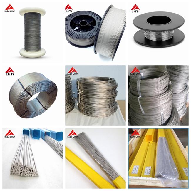 ErTi5 Ti6Al4V Titanium Welding Wire Titanium Rod 0.6mm 0.8mm 1mm For MIG Or TIG 0