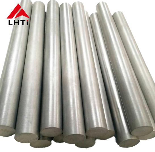 Custom length silver titanium rod with high strength