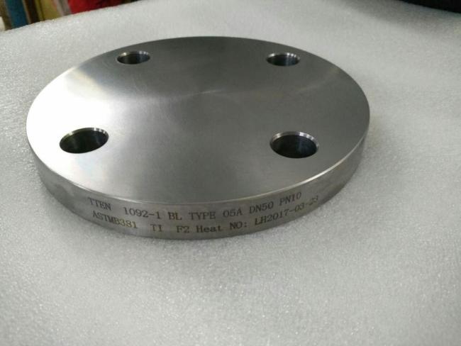 Gr2 titanium blind flange RF
