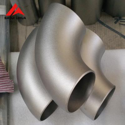 China Instalaciones de tuberías del titanio de ASTM B16.9 Sch160 codo del tubo de 180 grados en venta