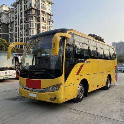 China 33 Seats Used Left Hand Drive Buses , Euro 4 Second Hand Passenger Bus for sale