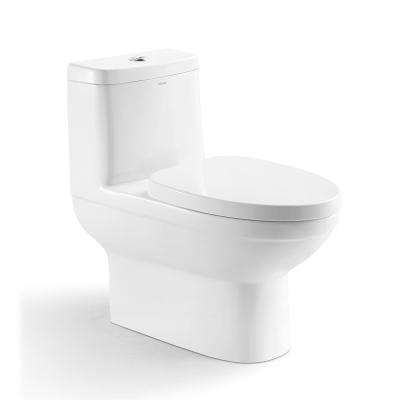 China Elongated 1.1 Gpf One Piece Toilets Ceramic Chair Height Toilet for sale