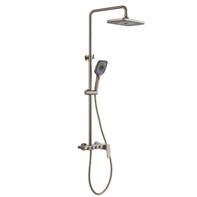 China Bathroom Rainfall Shower Head System Wall Mount With Handheld Spray for sale