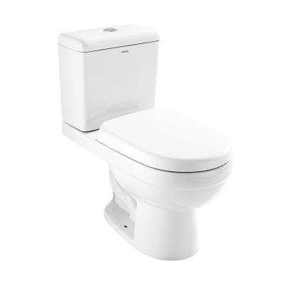 Κίνα τουαλέτες δύο κομματιών 685*363*730mm συμπαγείς, διπλό επίπεδο κύπελλο 300mm τουαλετών WC προς πώληση
