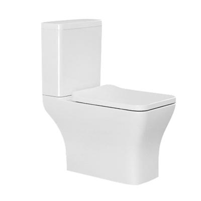 China Sanitary Ware Two Piece Wc Closet 180mm P trap Soft closed for sale