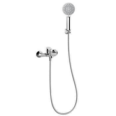 China Bathroom Handshower Temperature Control Shower Faucet Wall-mounted Bath Shower Set Modern for sale