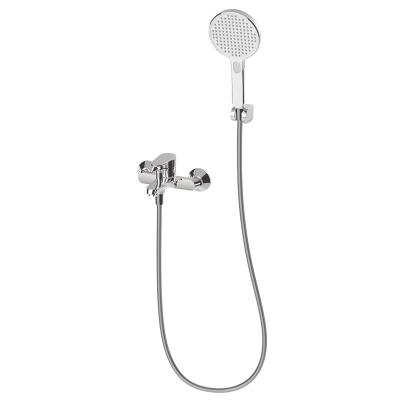 China Handshower Factory Supply Wall Mounted Round Shape Hand Shower ABS With Faucet Household for sale