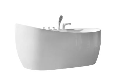 China ARROW N6W1622TQ Freestanding Soaking Bathtubs Oval Acrylic 150L Capacity for sale