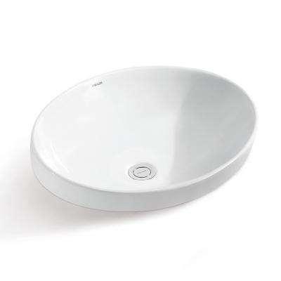 China WC Ceramic Bathroom Basin 565x410x185mm Sanitary Ware Wash Basin for sale