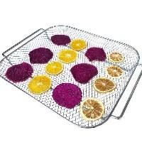 China 304 Stainless Steel Square Food Drying Mesh Fruit Tea Dried Fruit Dehydrator Drying Tray for sale