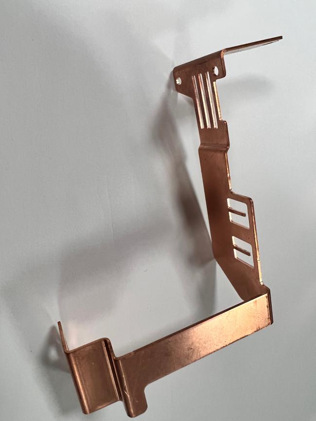 Red Copper Precision Stamping & Bending Parts with Excellent Conductivity, Corrosion Resistance, High Strength & Stable Performance
