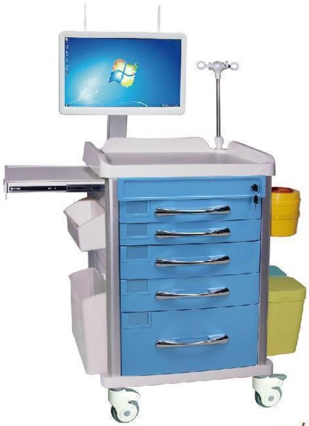 JYK-C65026A-TL blue model nursing trolley