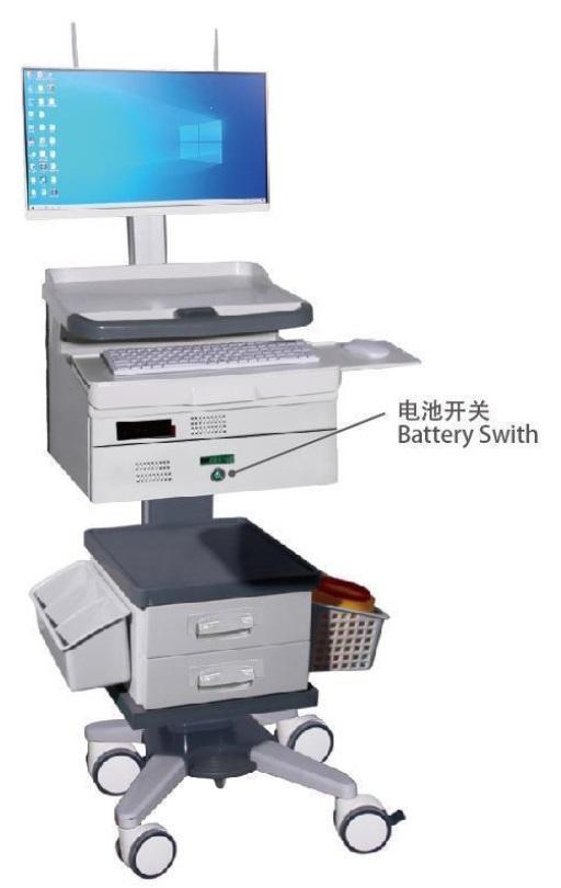 Double screen display holder variant