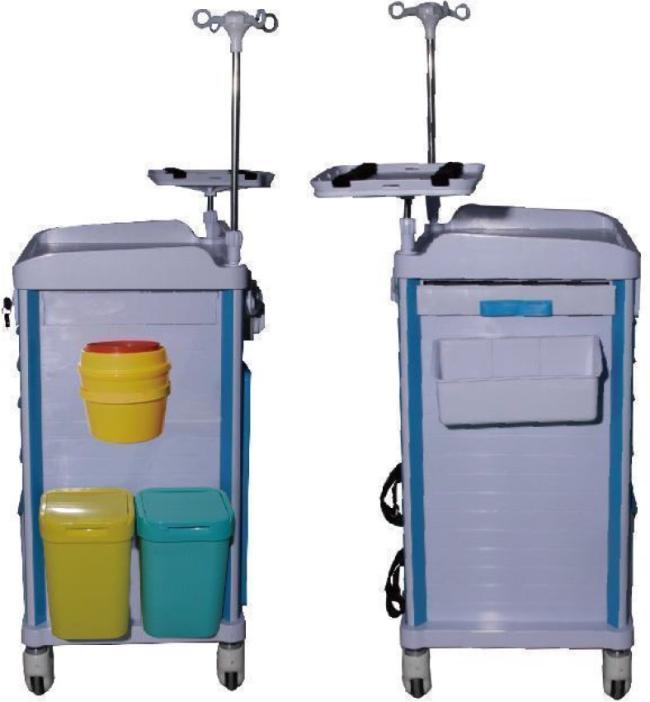 Emergency trolley mobility features