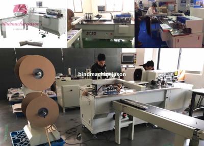 China Wire o binding machine with hole punching function PBW580 for notebook for sale