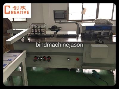China High speed hole punching machine with wire binding function PBW580 for sale