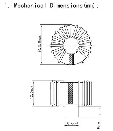 21AWG Standard Common Mode Choke Inductor for Welding Machine