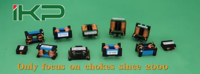 Horizantal Common Mode Choke Coil Inductor with Base