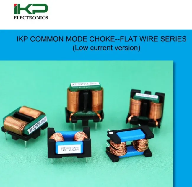 Horizantal Common Mode Choke Coil Inductor with Base
