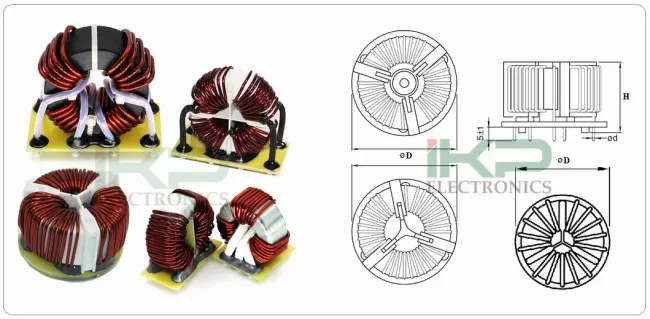 Ikp Inductor Carton/Pallet CMC 4 Phase Common Mode Choke Coils