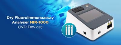 China NIR-1000 Dry Fluorescence Immunoassay Analyzer For D-Dimer Cardiac Detection for sale