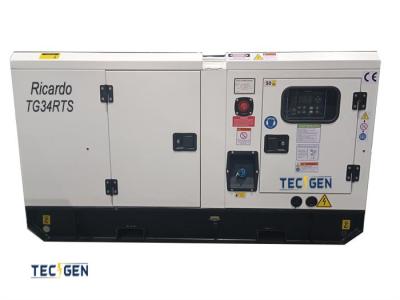 China Ricardo diesel generator 31kVA Ricardo diesel engine ZH4102D generator silent enclosed for sale