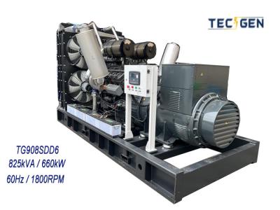 China 660kW Generador de motores diesel de 1800 rpm generador diesel con motor diesel de 6 cilindros en venta