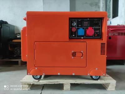 Китай Портативные тихие генераторы 5KVA 6.5KVA тихие дизельные генераторы воздушно-охлаждаемые генераторы продается