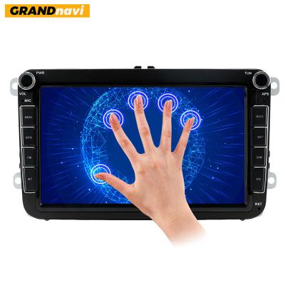 China Quad Core 1.2GHz 16GB ROM VW Car Radio Audio Stereo With High Definition Rear Camera for sale