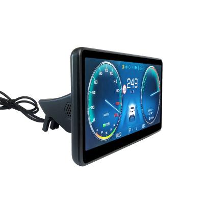 China 2023 9 Inch Tesla Accessories Model Y Digital Dashboard Heads Up Display Carplay Android Auto for sale