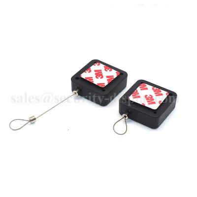 China Anti Theft Interactive Retractable Pull Box With 3M Adhesive Back for sale