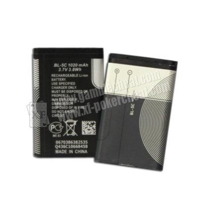 China Black Nokia N72 Gambling Tools BL - 5C Lithium Battery For Poker Scanner for sale