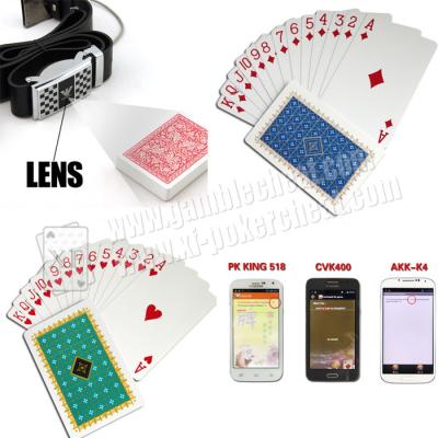 China Custom Plastic Poker Marked Cards / Marking Cards In Poker Professional Playing Cards for sale