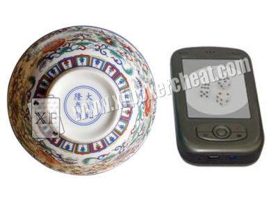 China Perspective Ceramic Casino Magic Dice Bowl With Video Phone See for sale
