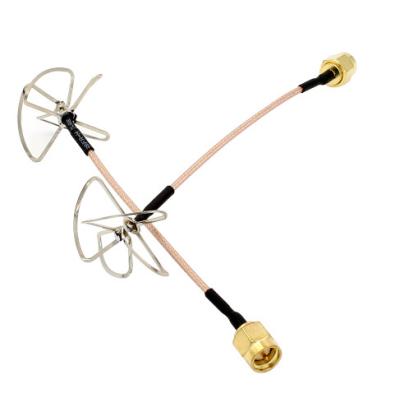 China 5.8G Leaf Clover AV Transmission RHCP Antenna FPV Antenne Exteral Antena With SMA Connector for sale