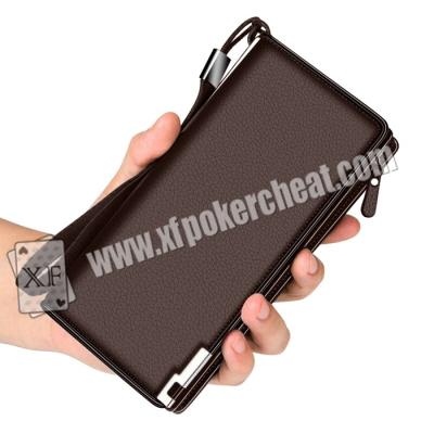China Men Leather Infrared Light Wallet Camera Playing Card Scanner , Scanning Width 10cm for sale