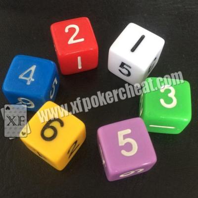 China Customizable Gambling Accessories / Permanent Point Casino Game Dice for sale