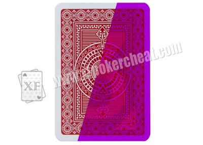 China Cartões de jogo marcados de jogo do acetato do póquer da platina de Modiano do italiano plástico enorme à venda