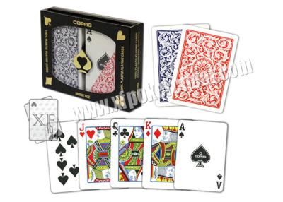 China Poker Gambling Props Brazil Black Copag Copag Plastic Playing Cards for sale
