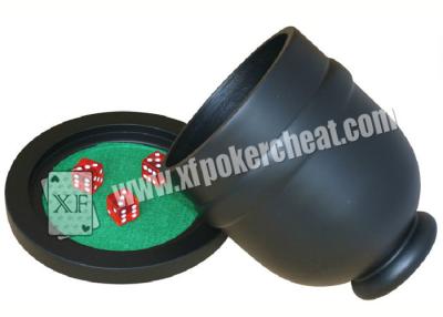 China Plastic Dice Cup Of  Casino Magic Dice See Through Dices For Gambling for sale