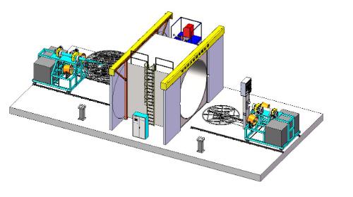 3.0m Oven Shuttle Rotational Moulding Machine Customized