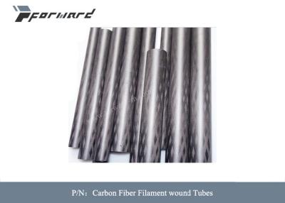 China Los tubos ligeros de la fibra de carbono glosan a Matte Wax Coating Carbon Fiber Rod Tube en venta