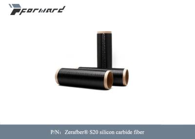China resistência de oxidação reforçada fibra da tubulação da fibra do carbono do carboneto de silicone do carbono de 2GPa 100tex à venda