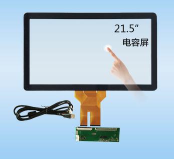 Китай 21,5 дюйма запроектировал емкостную закаленную стеклянную панель касания/Multi USB IC панели экрана касания продается