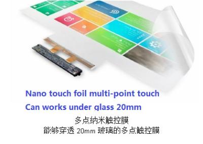 China PET Thin Foil Game Touch Screen 30'' Closed NANO For Touching Fields Under Glass 20mm for sale
