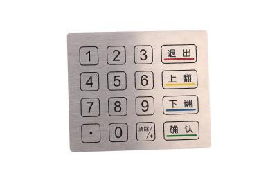 China Outdoor anti-vandal and waterproof metal Touch Panel key pad With Usb Interface for sale