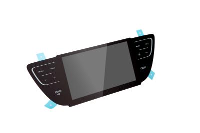 China Incar Special Shape PCT Projected Capacitive Touch Panel For Rearview Mirror for sale