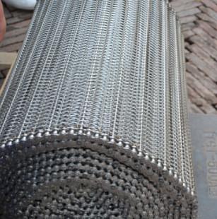 China Tiande Stainless Steel Chain Flat Flex Belt Metal Belt Conveyor Mesh for sale