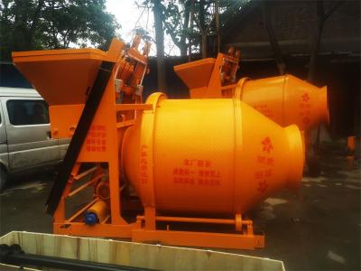 Chine 300L Engineering Construction Machinery Small Mobile Shelf Load Streel Drum Concrete Mixer à vendre